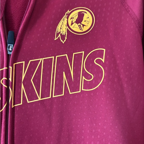 NFL Nike therma-Fit Redskins hoodie zip up front jacket. Youth size large EUC - Picture 2 of 4